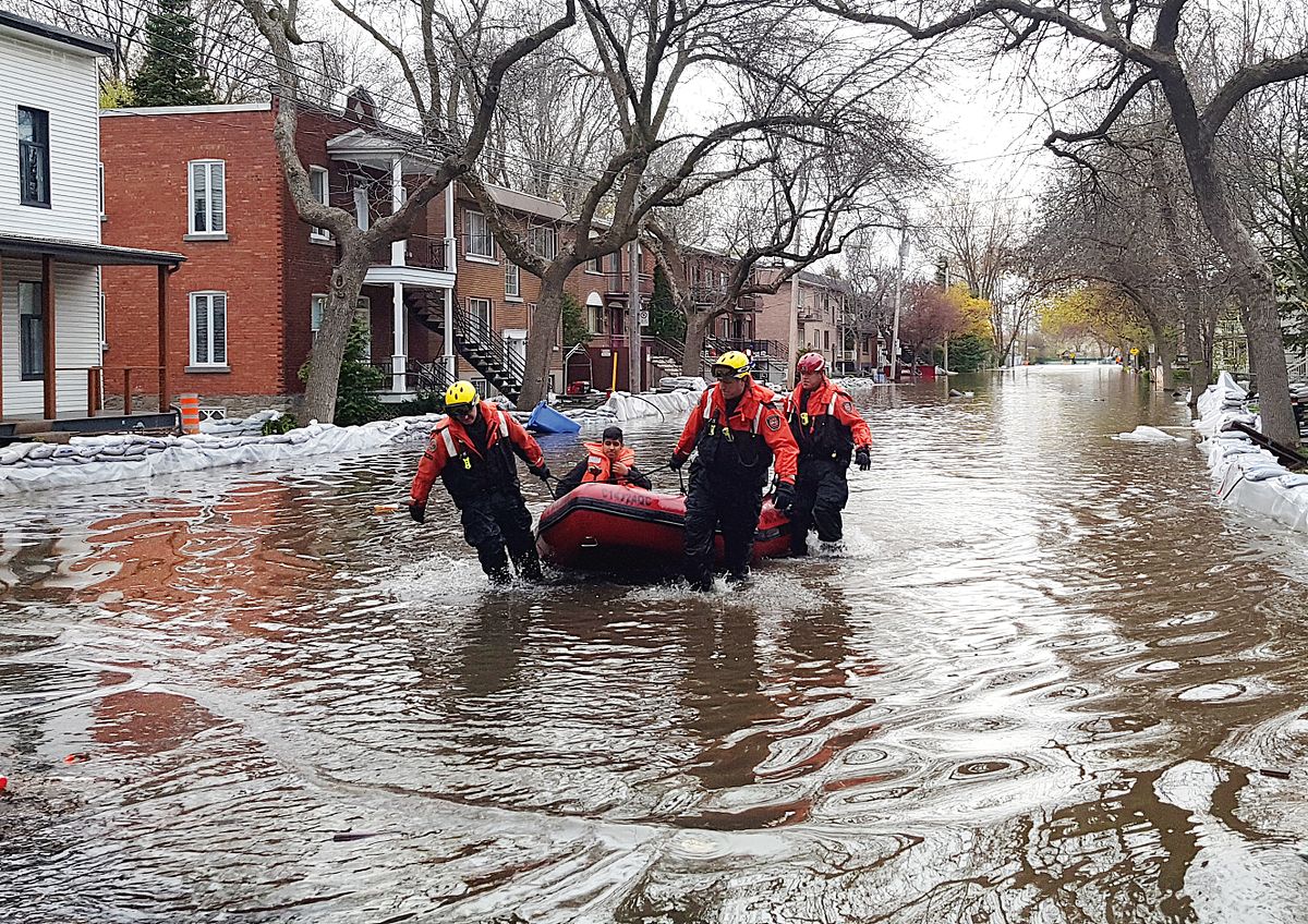 Квебек наводнение